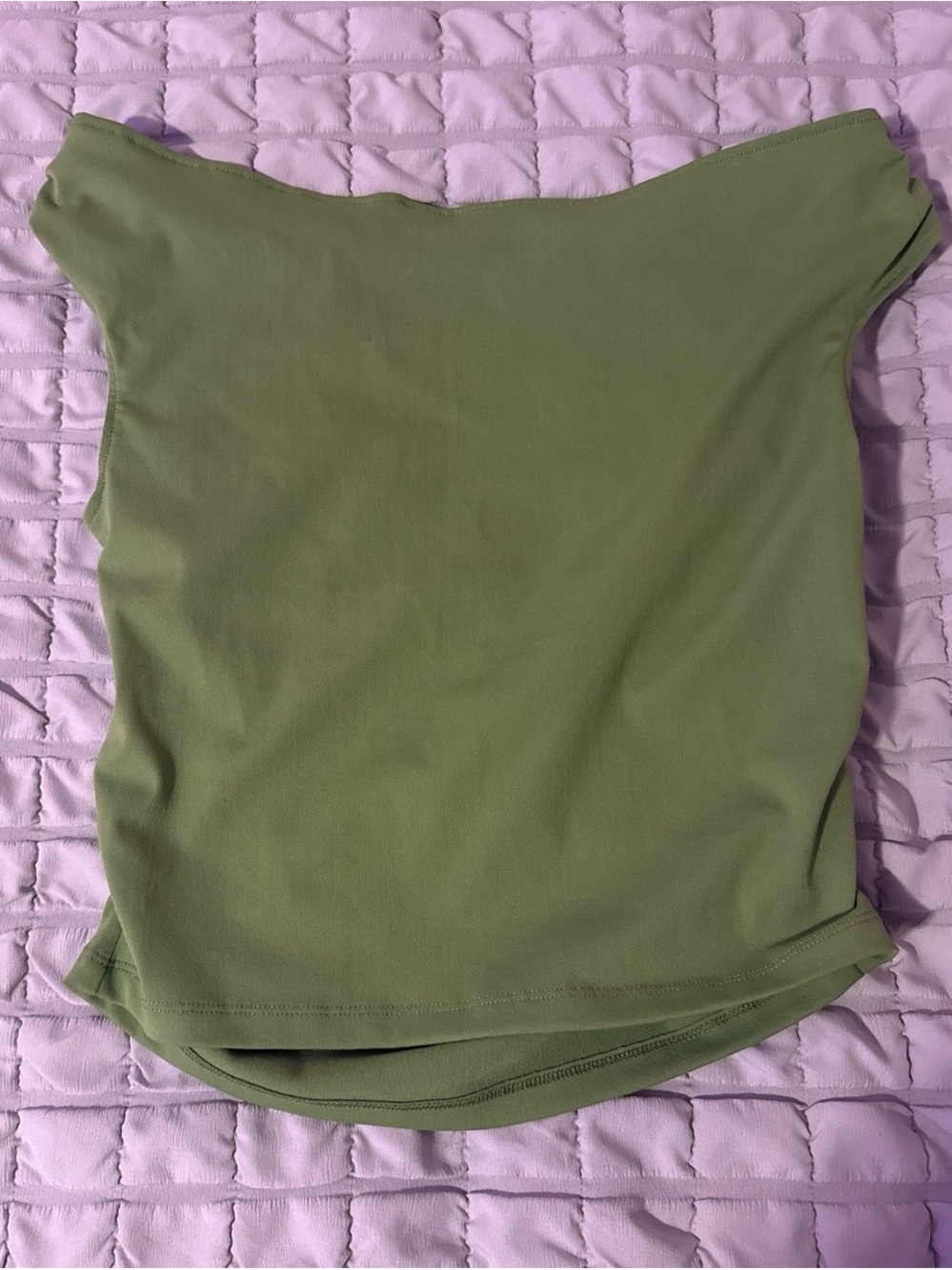 H&M Light Green Ruched-Side Tank Top - Picture 2 of 2